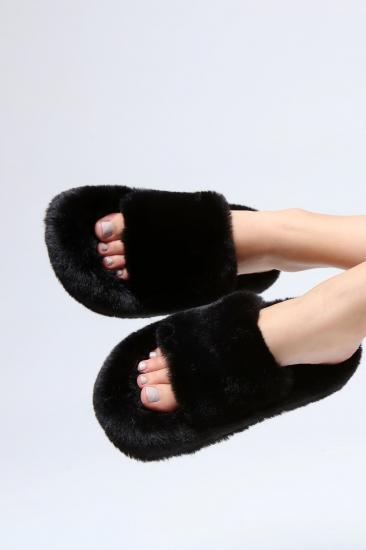 STOCON Kadın Ekstra Yumuşak Tüylü Terlik